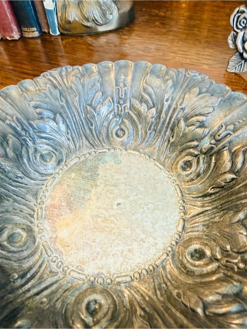 Vintage Towle Acanthus Leaf Bon Bon Dish – EP Silverplate – Model 4005